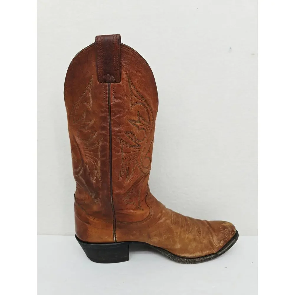 Vintage Olathe Men's Western Boots Brown 9.5